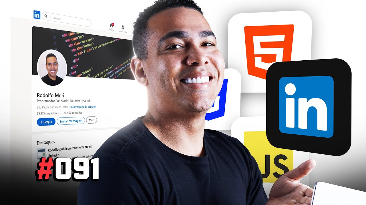 Criando um LINKEDIN para PROGRAMADOR | #Live91