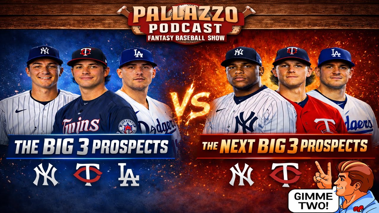 BIG 3/NEXT 3 PROSPECTS 2026: YANKEES, TWINS & DODGERS | #fantasybaseball #nextbig3 #prospects