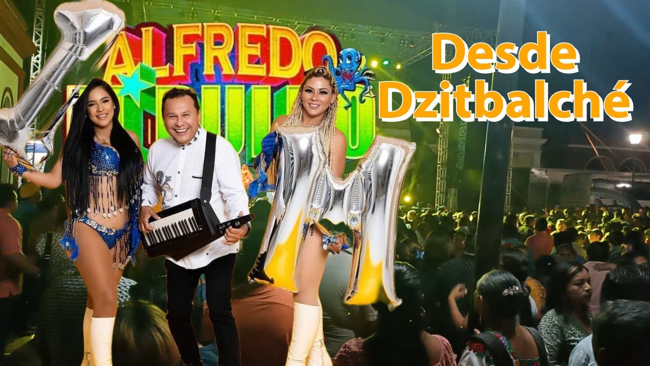 ALFREDO Y SUS TECLADOS, el pulpo. Novenario 12 de agosto. Dzitbalche 2023.