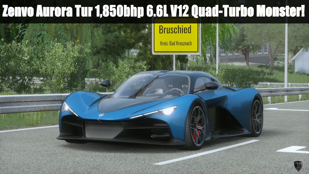 Zenvo Aurora Tur 1,850bhp 6.6L V12 Quad-Turbo Monster
