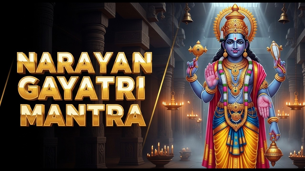 Narayan Gayatri Mantra 108 Times | Powerful Vishnu Mantra for Peace, Protection & Positive Energy