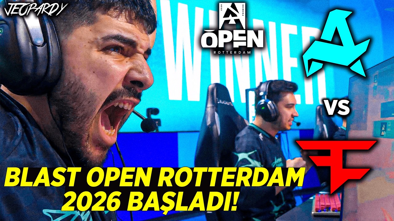 BAĞIR DEDE BAĞIRRR!! 🔥 - Aurora vs FaZe (BLAST Open Rotterdam 2026)