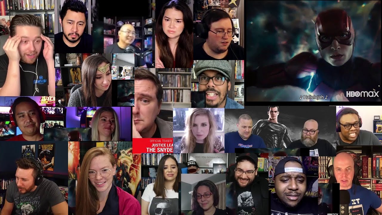 Zack Snyder's Justice League Teaser Reaction Mashup