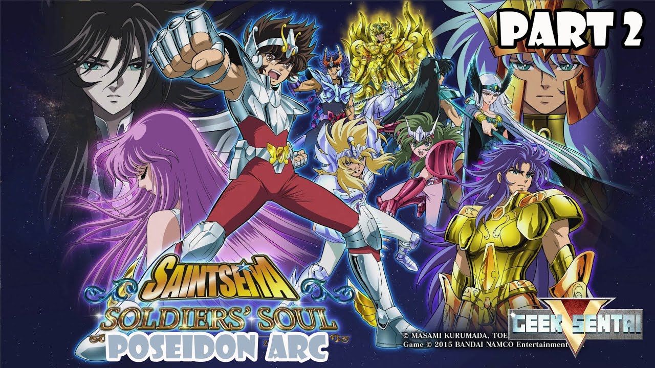 Saint Seiya Soldiers' Soul (PS4, 1080p 60fps) - Story Mode: Poseidon Arc PART 2