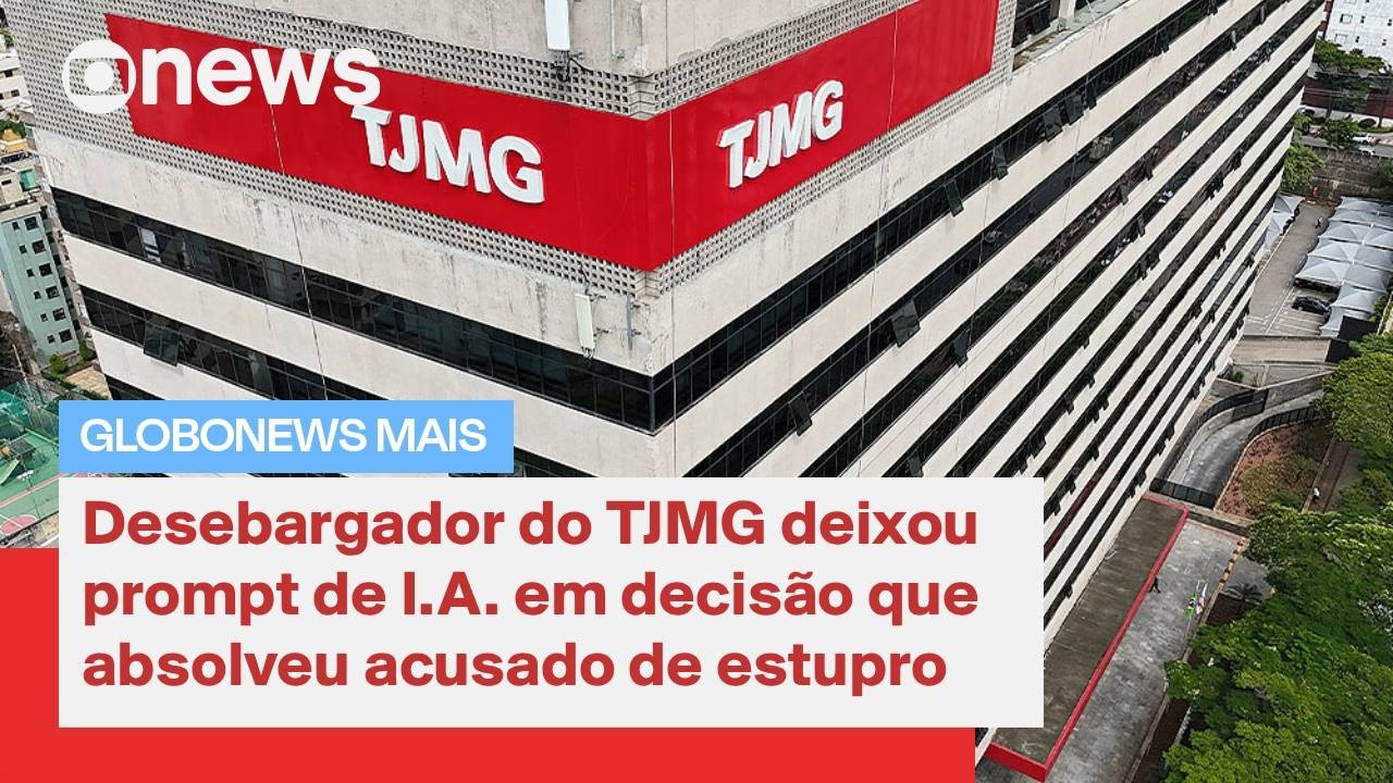 Desembargador deixou prompt de I.A. em decisão que inocentou acusado de estupro | GloboNews Mais