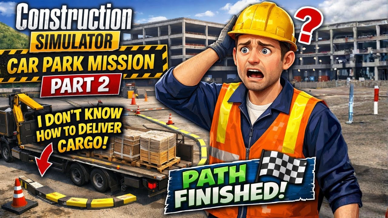 Car Park Mission Pt. 2 – Cargo Delivery Confusion & Path Finished
