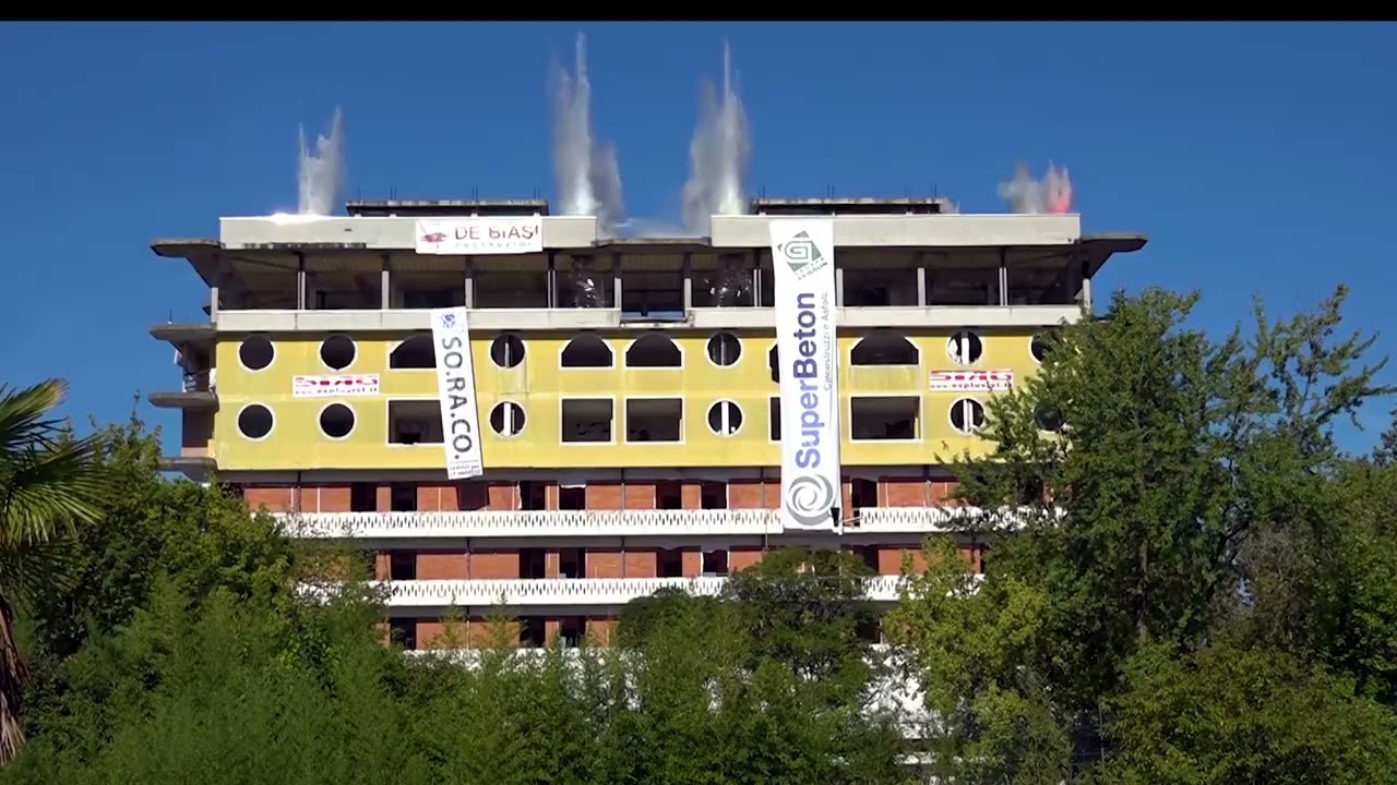 Demolizione Hotel Rio d'Oro - Montegrotto Terme (PD)