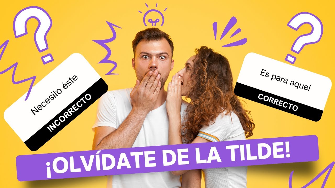 ¿Por qué ya no usamos tilde en los demostrativos?