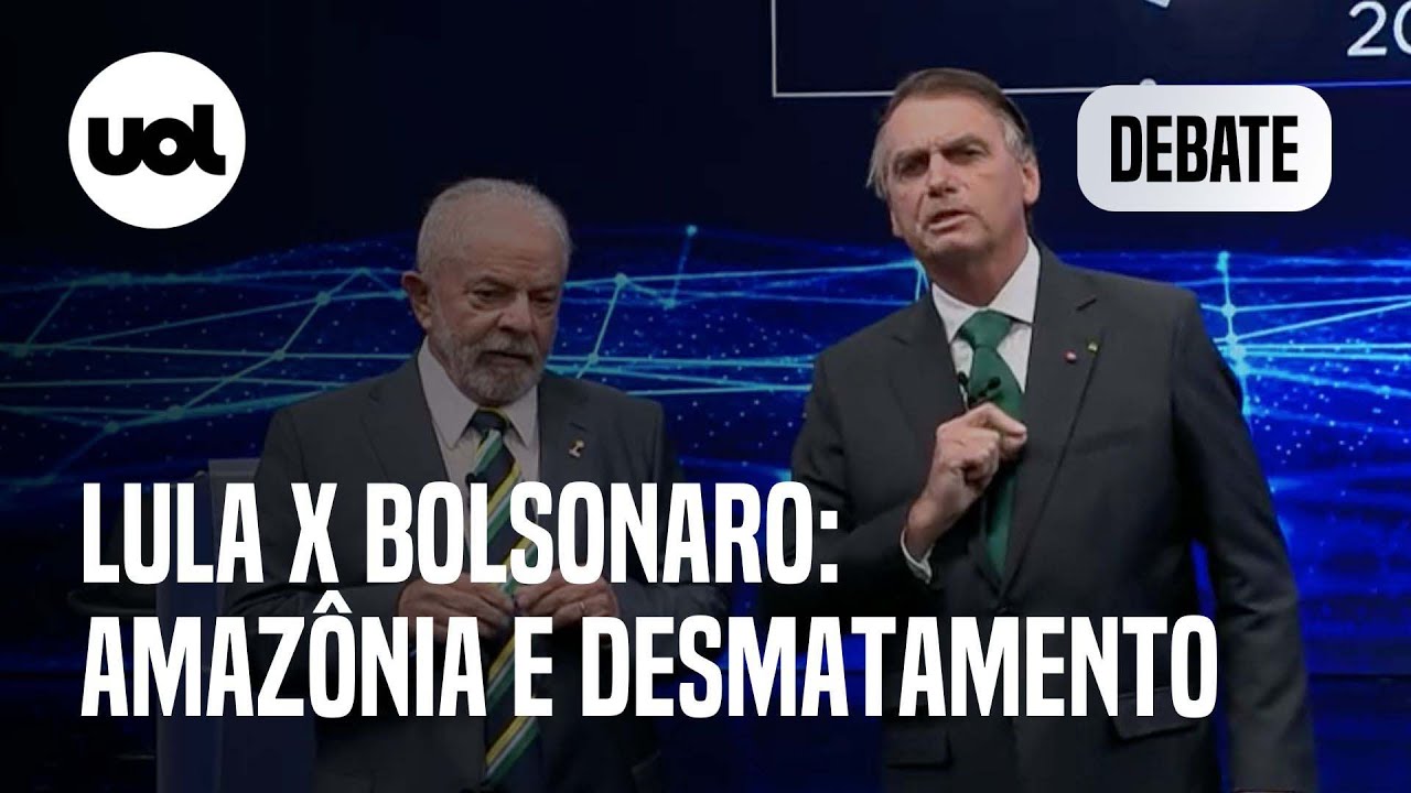 Lula x Bolsonaro: o que falaram sobre desmatamento e Amaz&ocirc;nia em debate do 2&ordm; turno