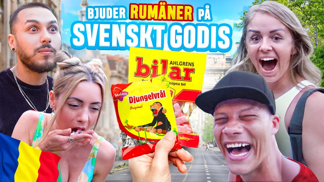 Bjuder Rum&auml;nska befolkningen p&aring; SVENSKT GODIS