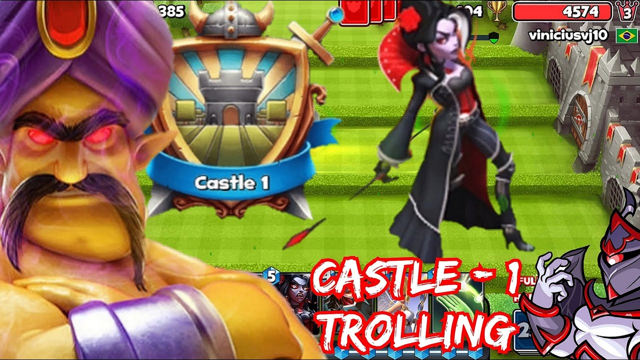Castle Crush - Legendary Vampire TROLLING Castle 1 - Black Beauty Castle Crush