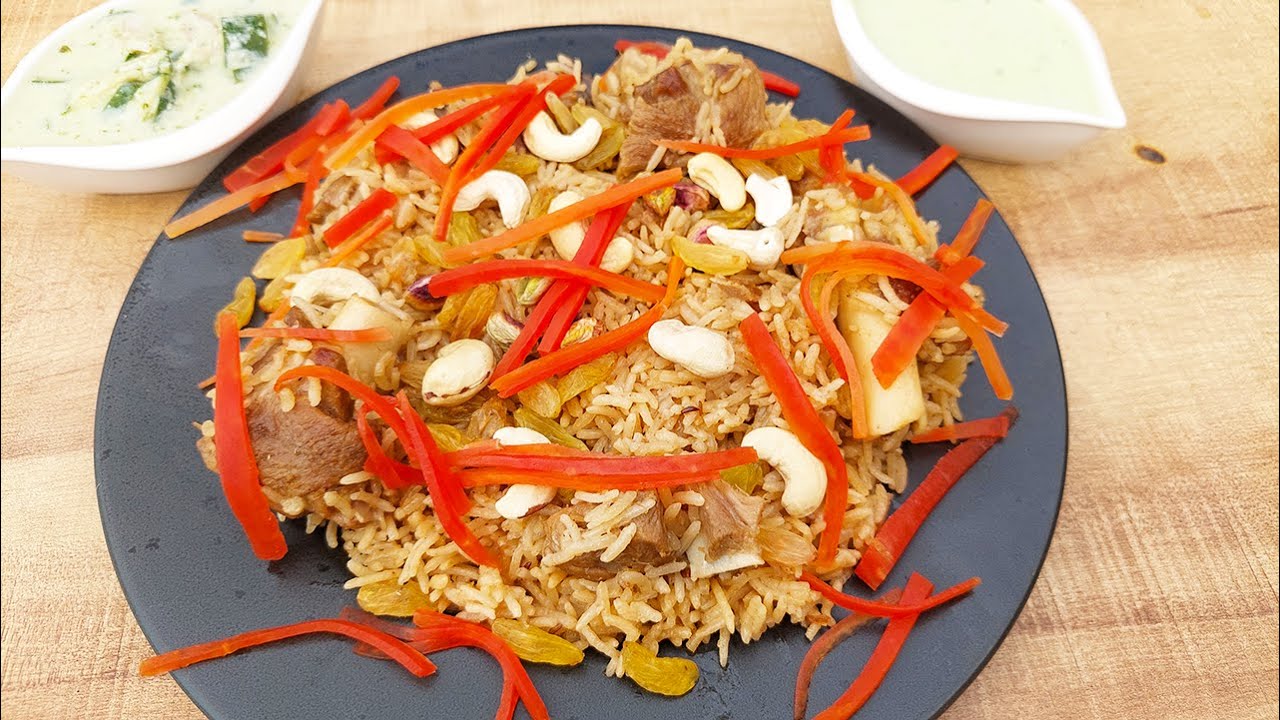 How to make kabuli pulao recipe | Easy mutton kabuli pulao recipe | Easy Afghani Pulao recipe