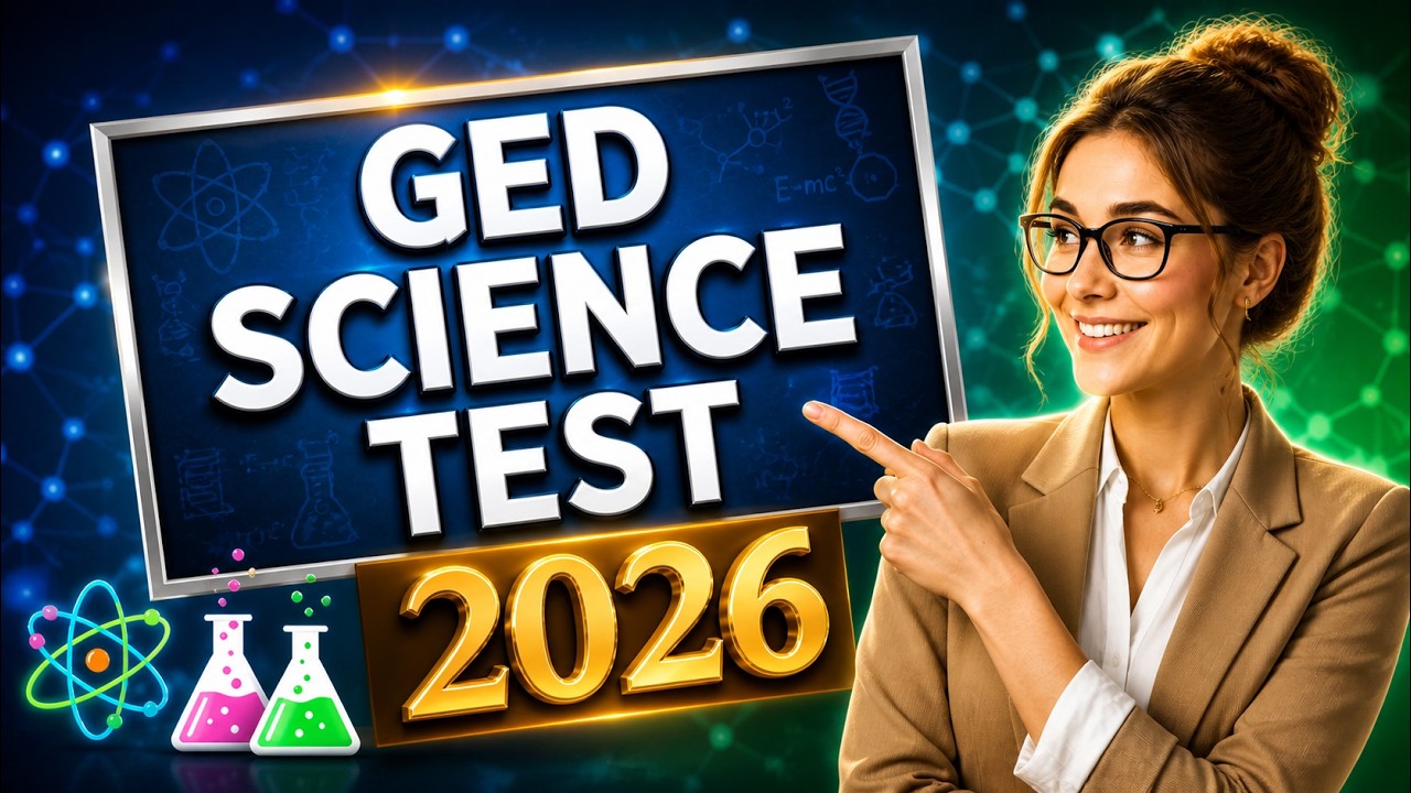 GED SCIENCE 2026 TEST PREP - PASS With EASE