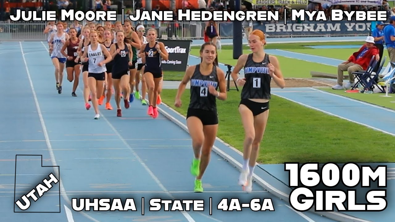 2025 UHSAA 1600m State | Julie Moore | Jane Hedengren | Mya Bybee