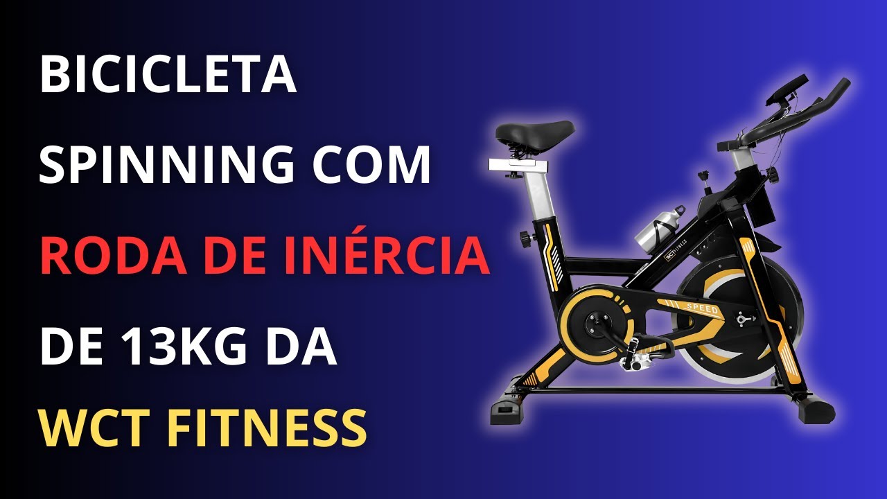 Review Bicicleta Spinning WCT FITNESS 13kg | A Melhor para Treinar em Casa?