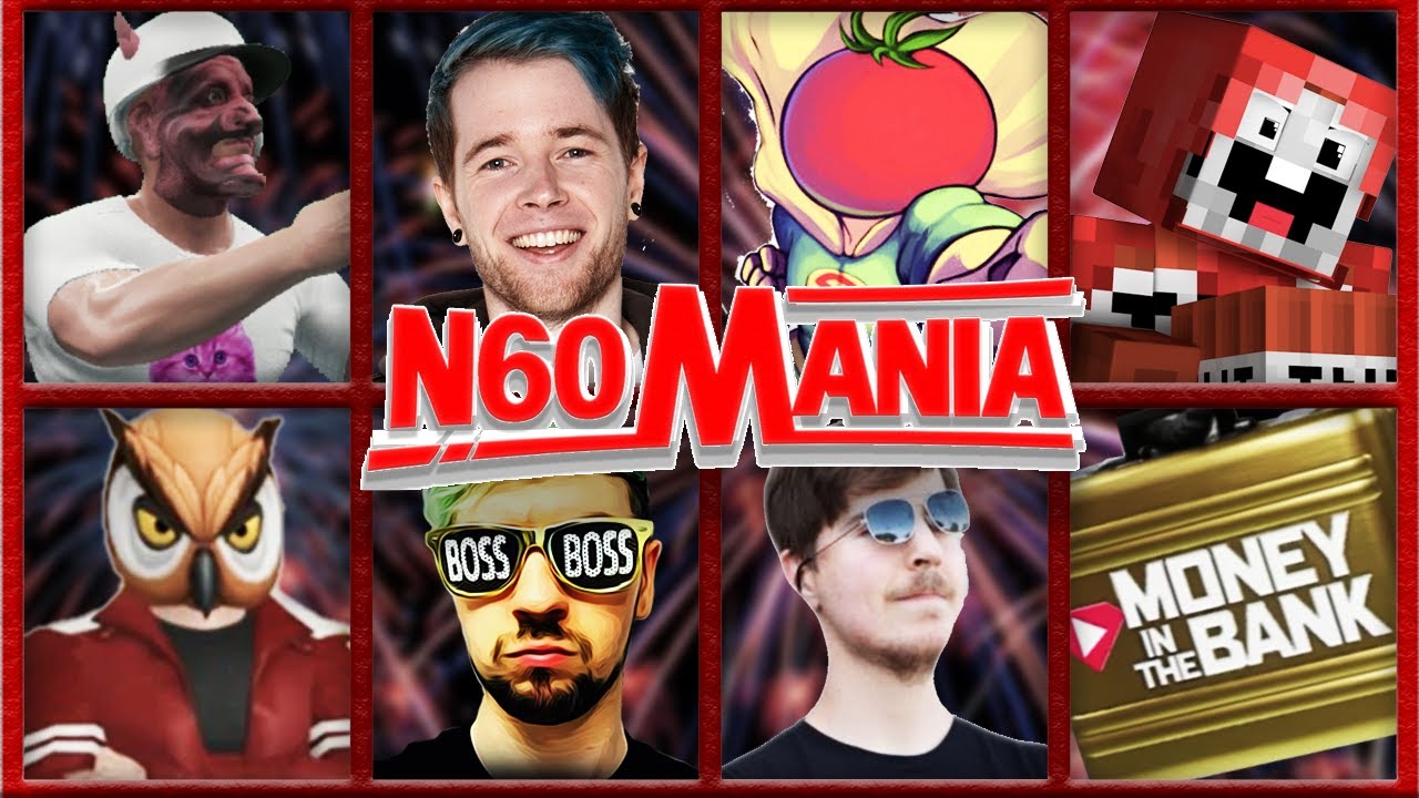 N60Mania - MITB Mr. Beast, Captain Sauce, JackSepticEye, DanTDM ExplodingTNT, Wildcat & More
