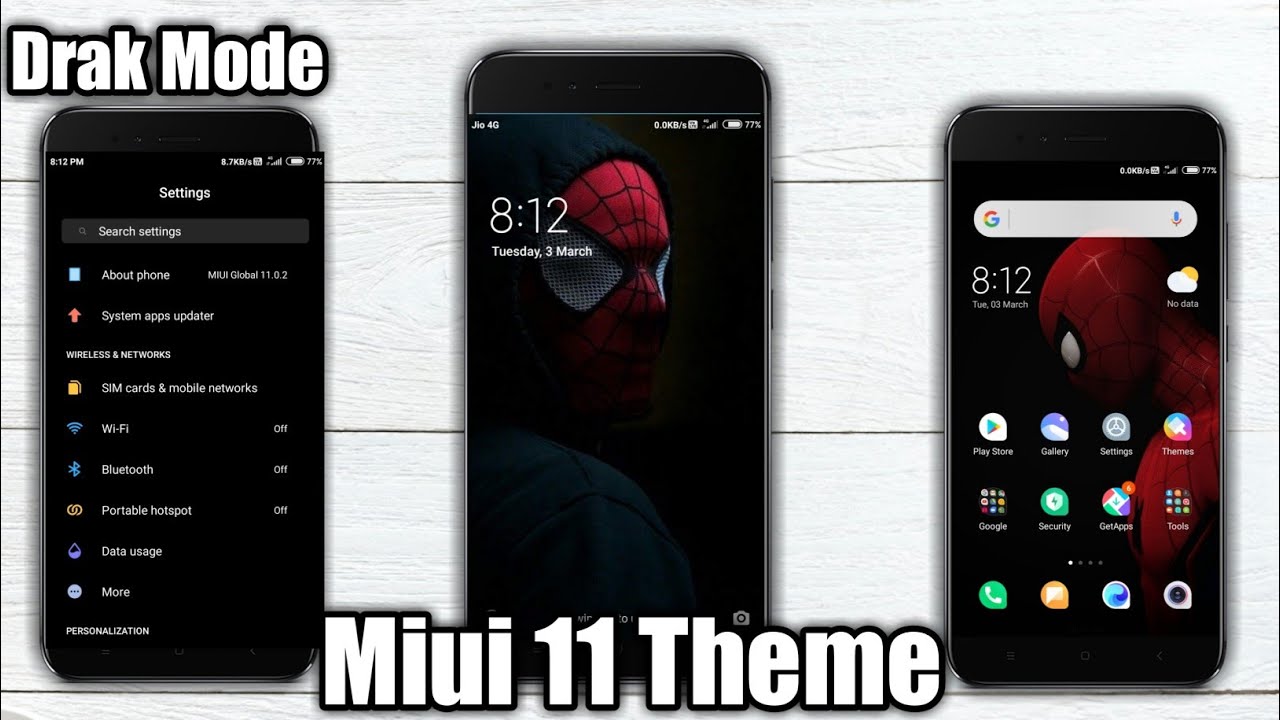 Dark Mode Miui 11 Theme || Dark Mode Enable Miui 11 Any Redmi Phones || Enable Dark Mode Redmi