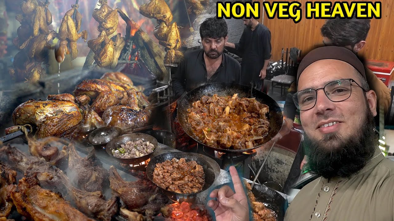 EXTREME NON VEG FOOD TOUR | BEST DUMBA TIKKA | BALOCHI SAJJI | SHINWARI KARAHI IN ABBOTTABAD