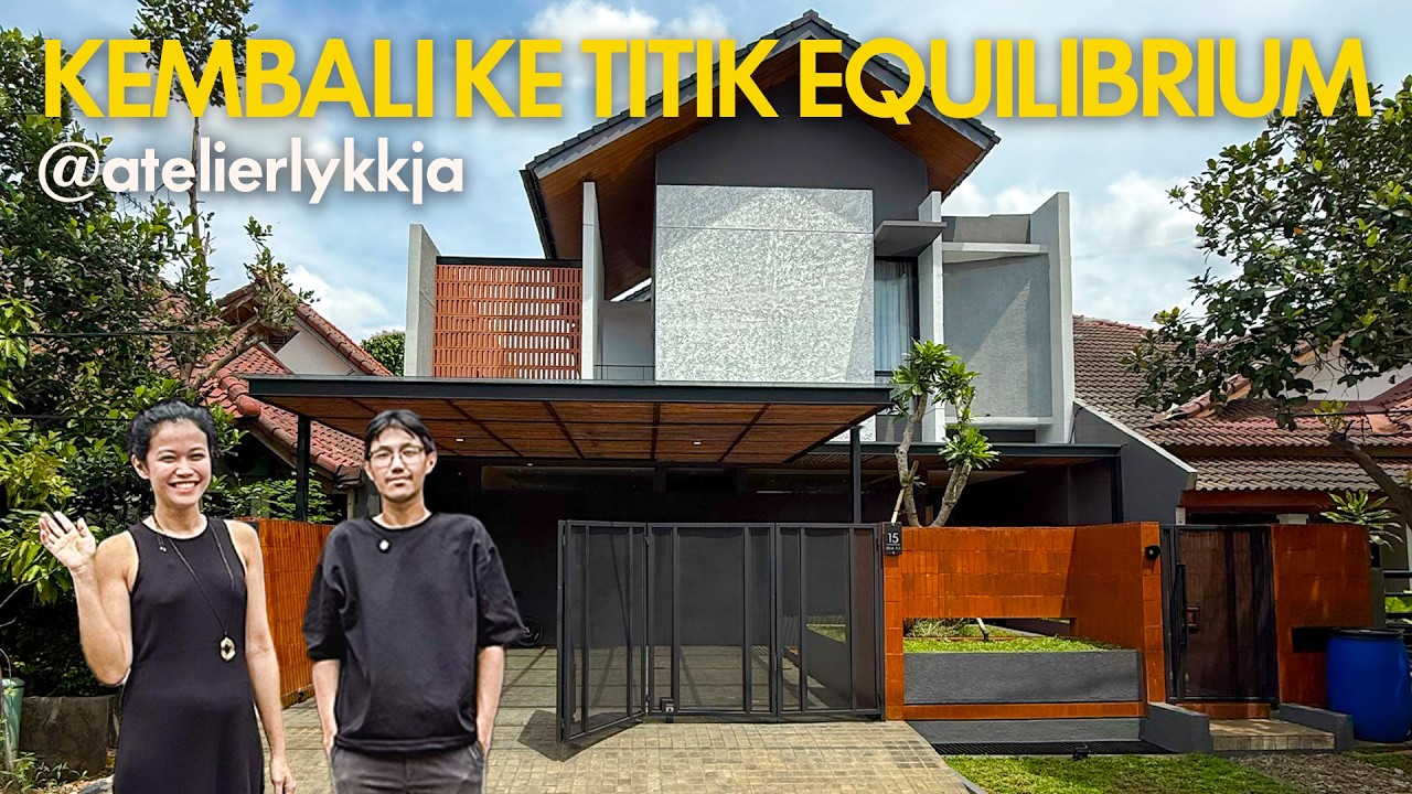 (RUMAH UNIK) Rumah Recharge Dari Hiruk Pikuk Kota Besar : AR HOUSE @atelierlykkja