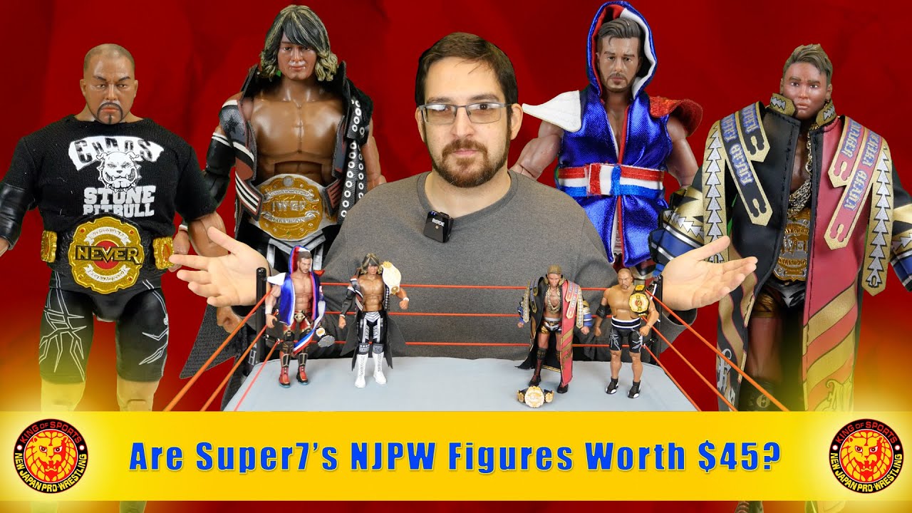 Are Super7's NJPW Figures Worth $45 Each? NJPW Ultimate Figures Wave 1 Review