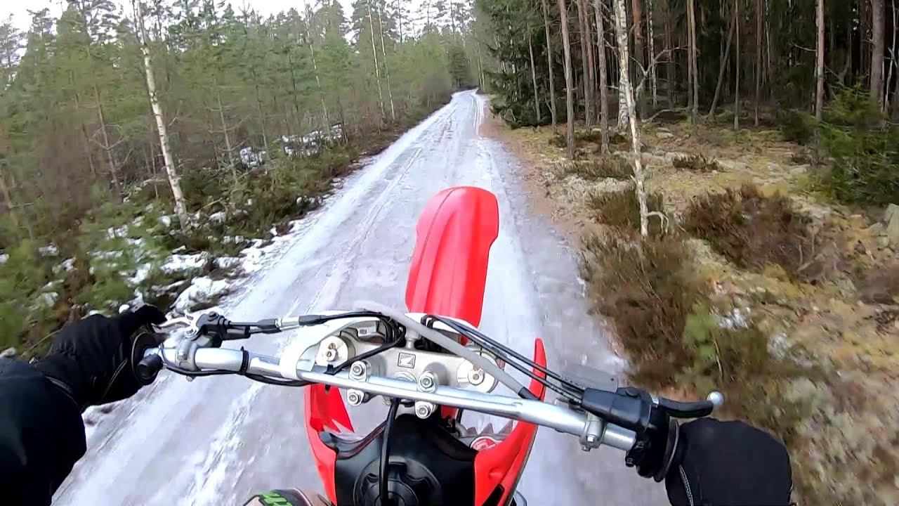 Honda CRF150R Winter Test (GoPro)