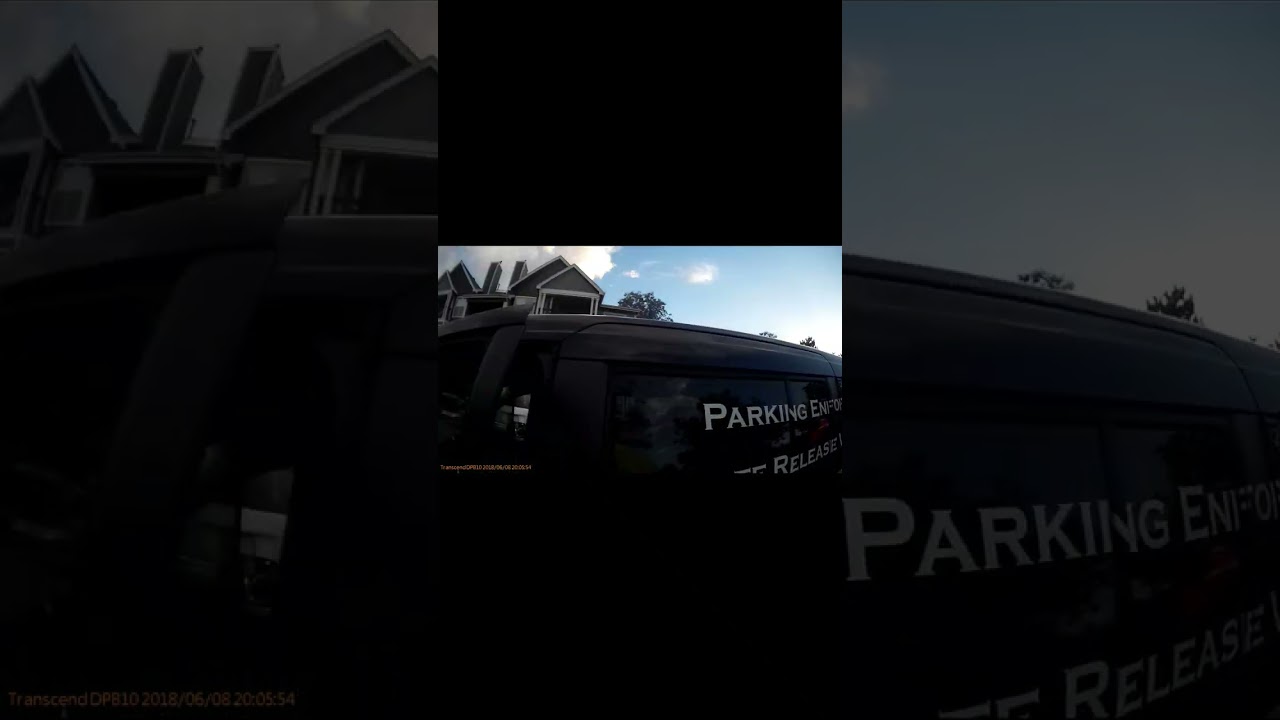 Parking Problems Patrol Crew Violator Working on Vehicle 82