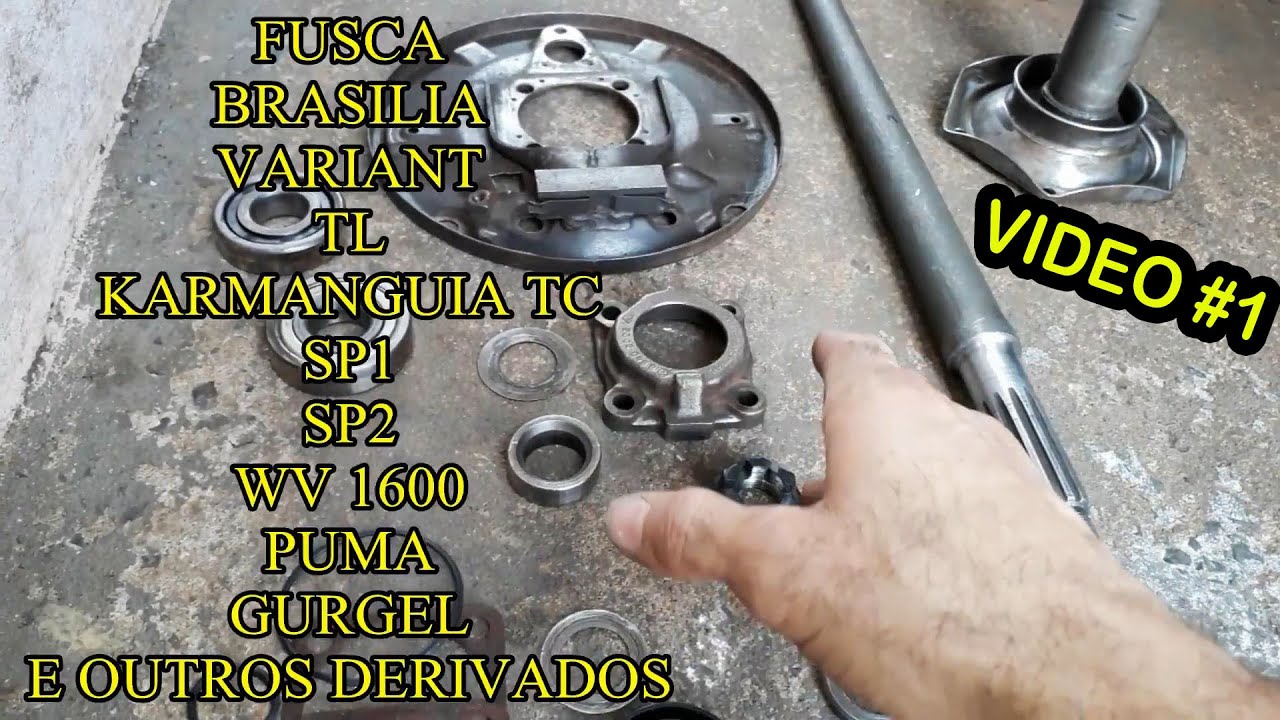 KIT RETENTOR DA RODA TRASEIRA DO FUSCA E DERIVADOS!!! TIRANDO DÚVIDAS!!!