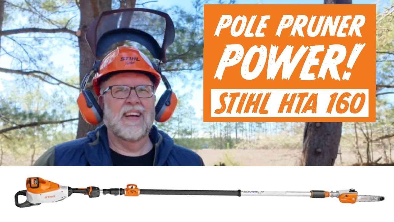 Electric (Battery) Chainsaw Power! Stihl HTA 160 Cordless Pole Pruner Review