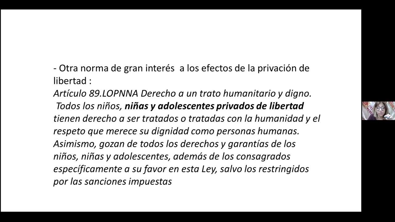 Diplomado en Sistema Penal de Responsabilidad de las y los Adolescentes - Módulo I - Clase 4