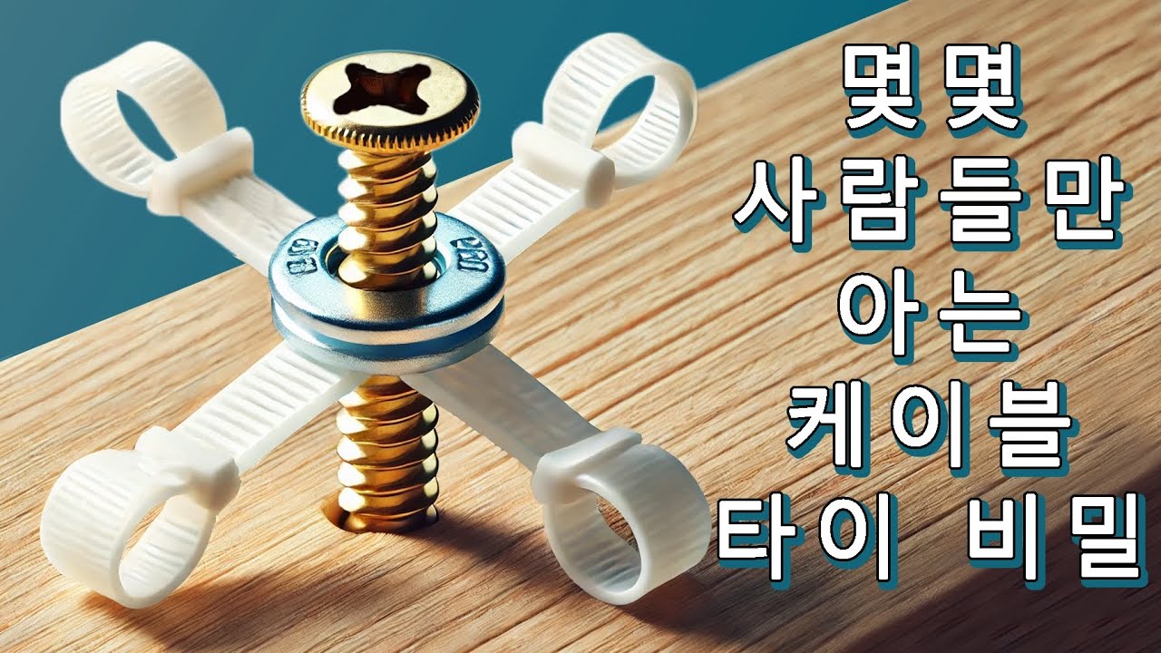 40살에 이 70가지 케이블 타이 아이디어를 배우지 않은 것이 후회됩니다