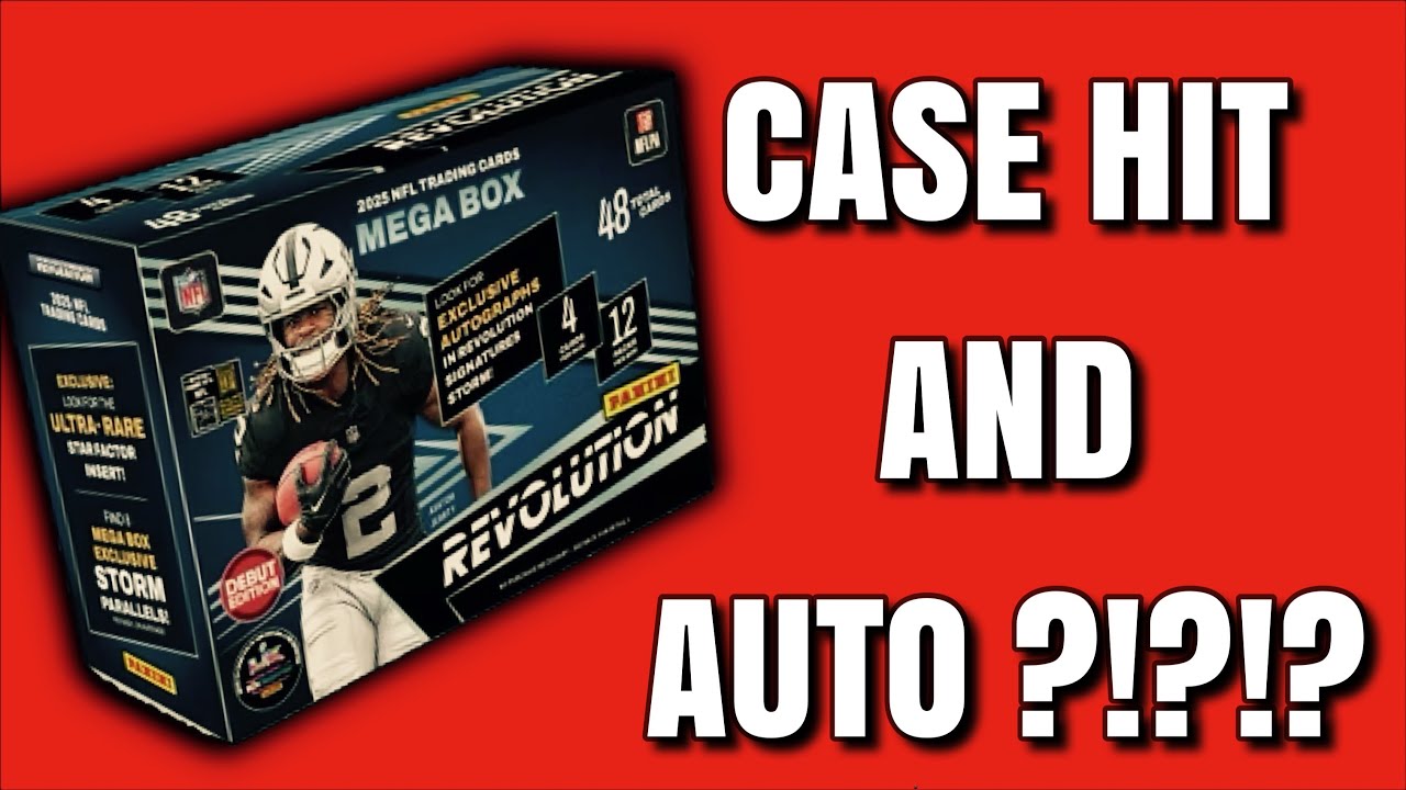 🚨CRAZY BOX FROM TARGET WITH A CASE HIT AND AUTOGRAPH🚨 2025 Revolution Football Mega Box Opening