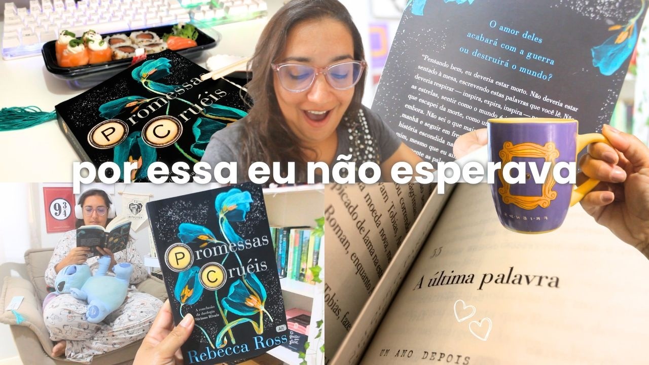Li PROMESSAS CRUÉIS (Divinos Rivais 2) | Vlog de Leitura Romantasia