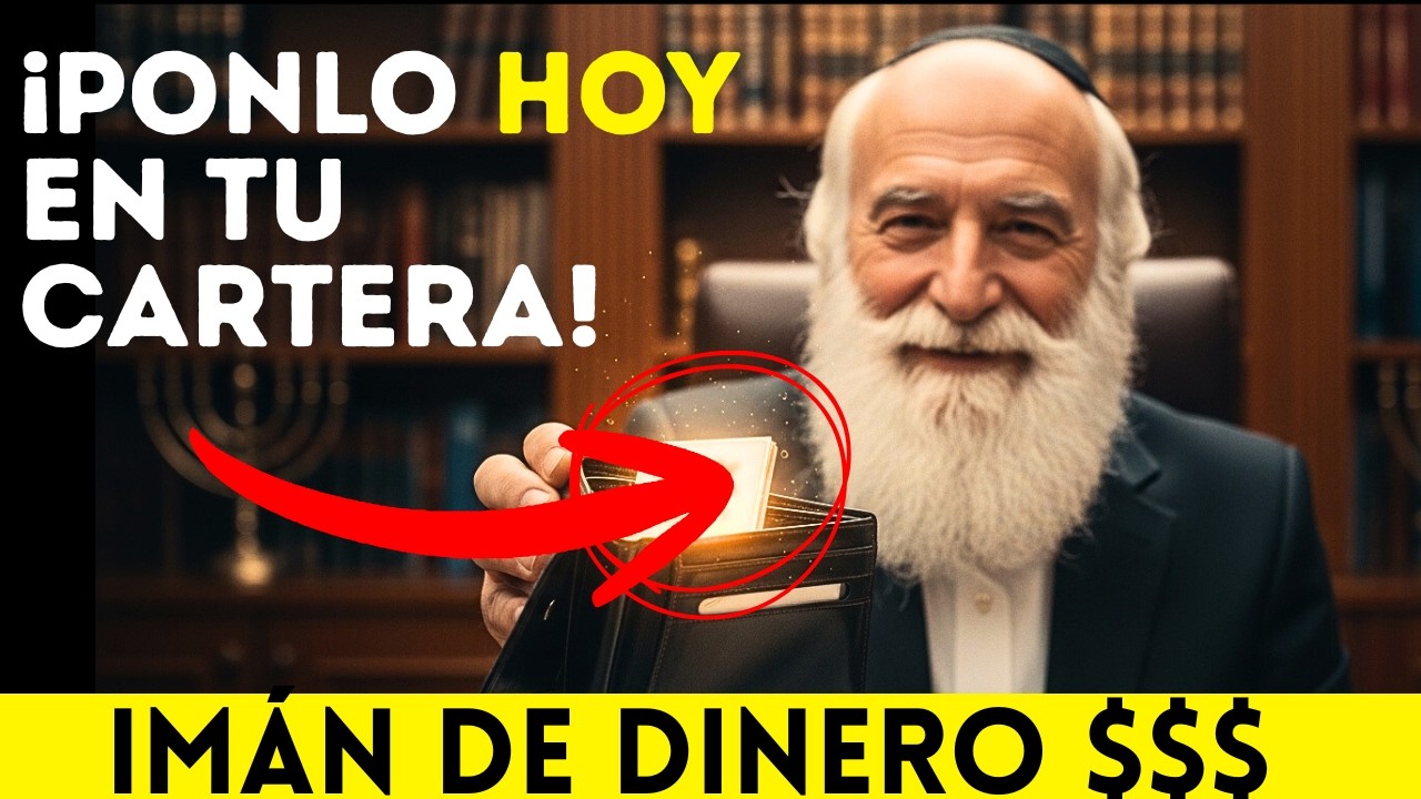 RABINO MILLONARIO: Este OBJETO En Tu CARTERA Atrae DINERO Como IMÁN.  Los ricos ocultan a los pobres