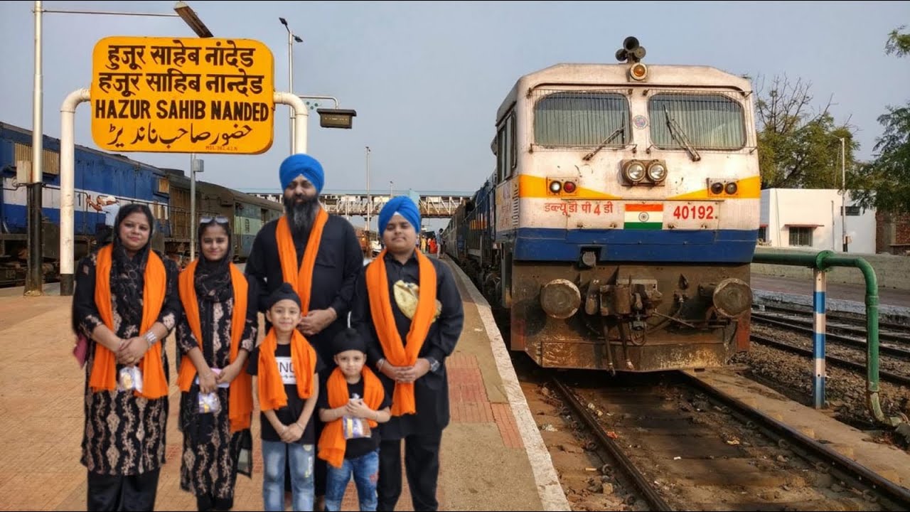 Takhat Sachkhand Sri Hazur Sahib to Delhi by train #traintravels #takhatsachkhandsrihazursahib