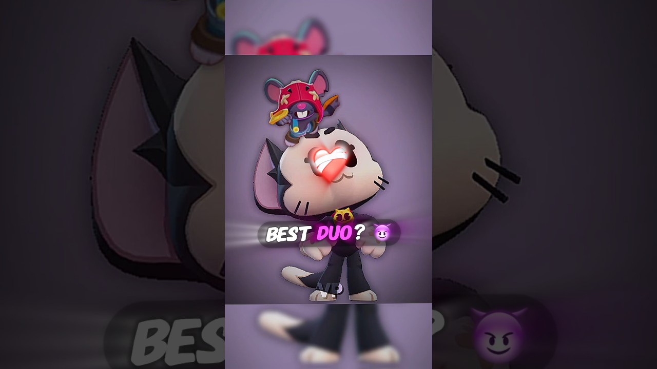 Best DUO?? 🤖+🤖 😺+🐁 ?? Brawlstars Moe #brawlstars #shorts