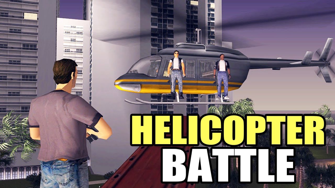 GTA Vice City Epic Helicopter Battle! (BIG MISSION PACK) - Part 16