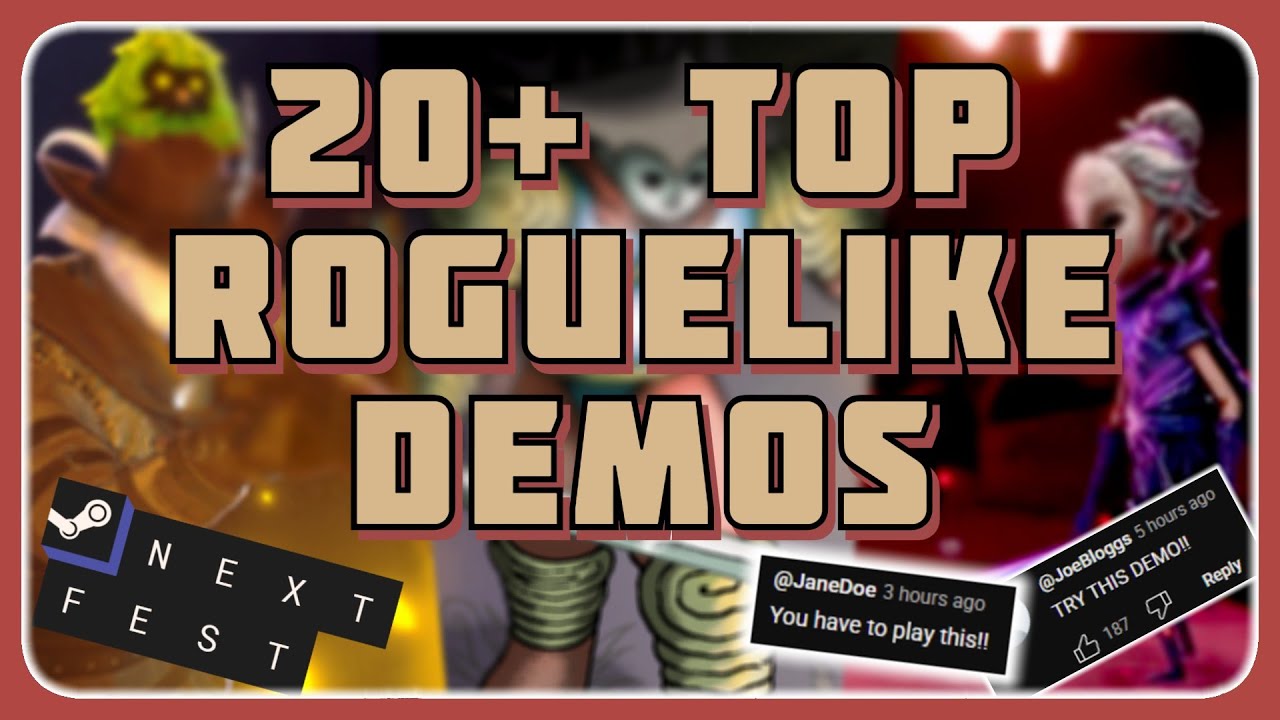 20 Roguelike Demos Recommended by You...