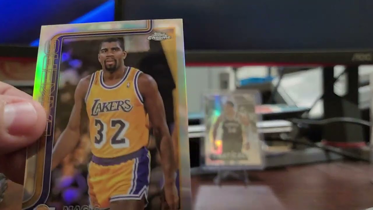 The Hit that wasn't! SO close on a really nice hit! 2025 Topps Chrome Basketball 2025!