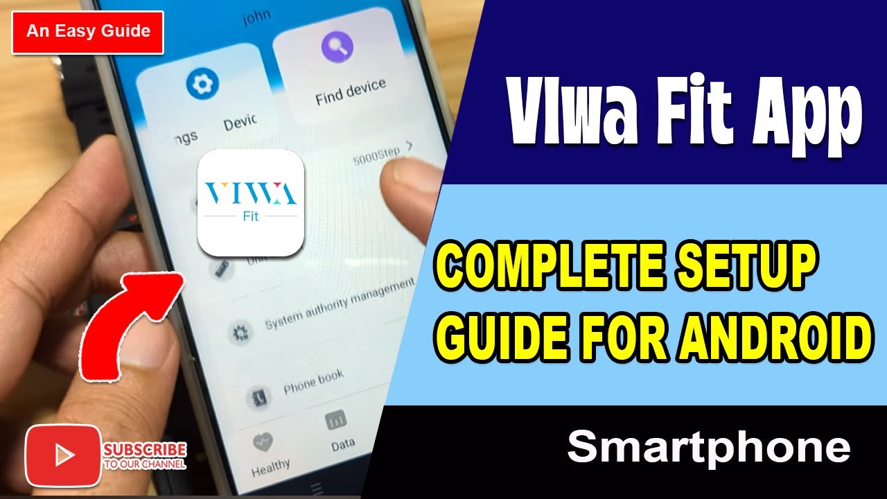 Viwa Fit Setup - How to Connect to Phone Complete Tutorial