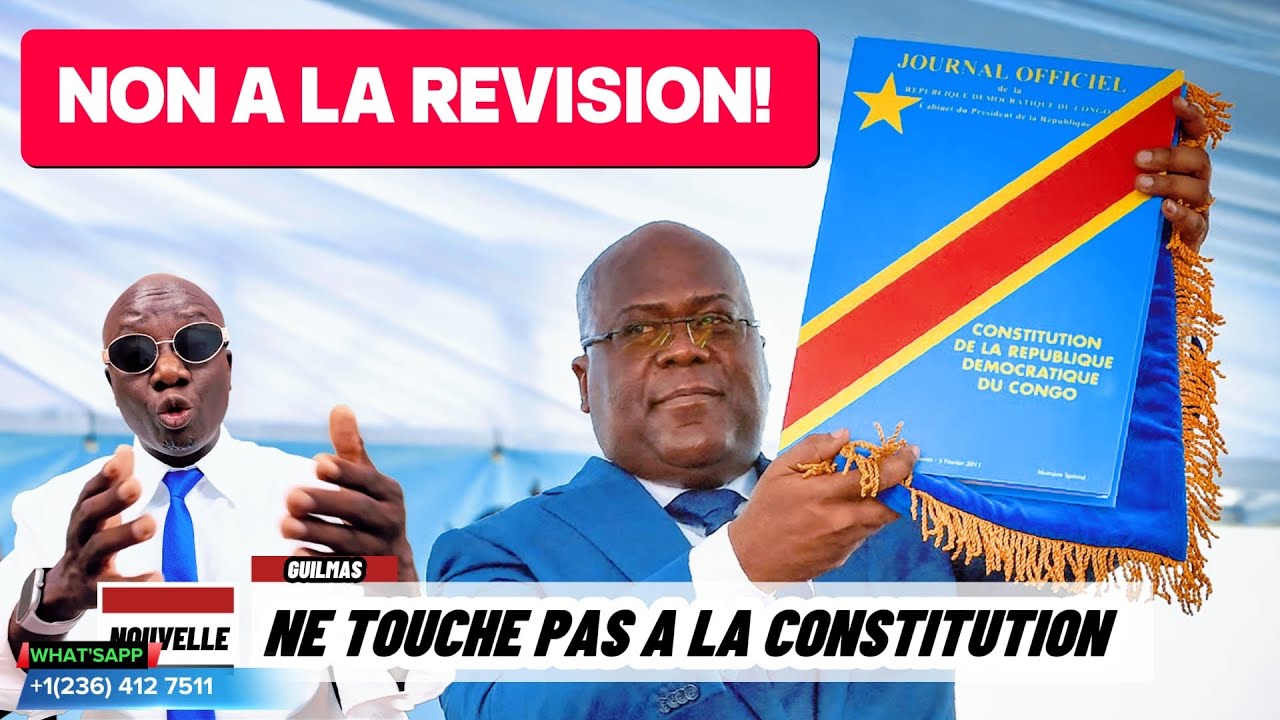 NON A LA REVISION DE LA CONSTITUTION EN RD CONGO