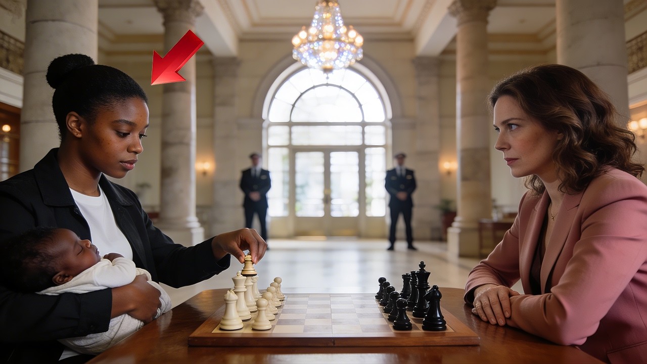 Billionaire Invites Black Babysitter To Play Chess For Fun - Her First Move Leaves Her Dumbfounded