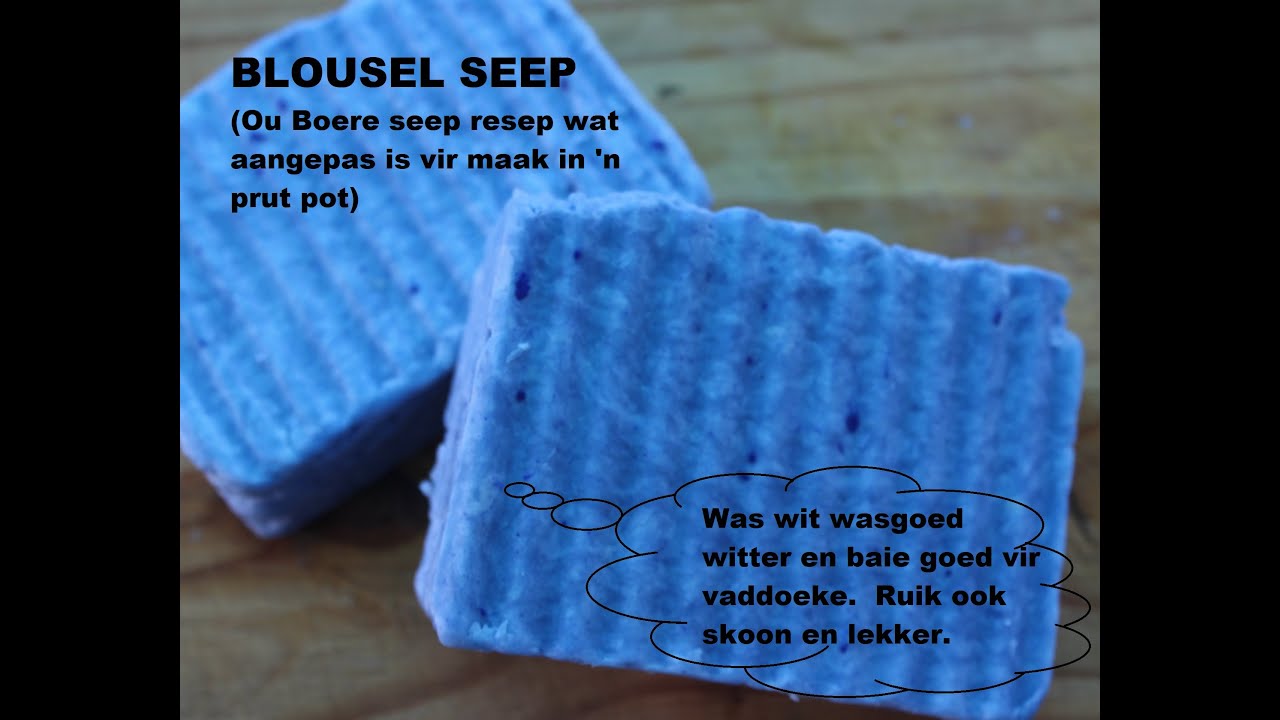 Blousel seep / Robins Blue soap (English captions)