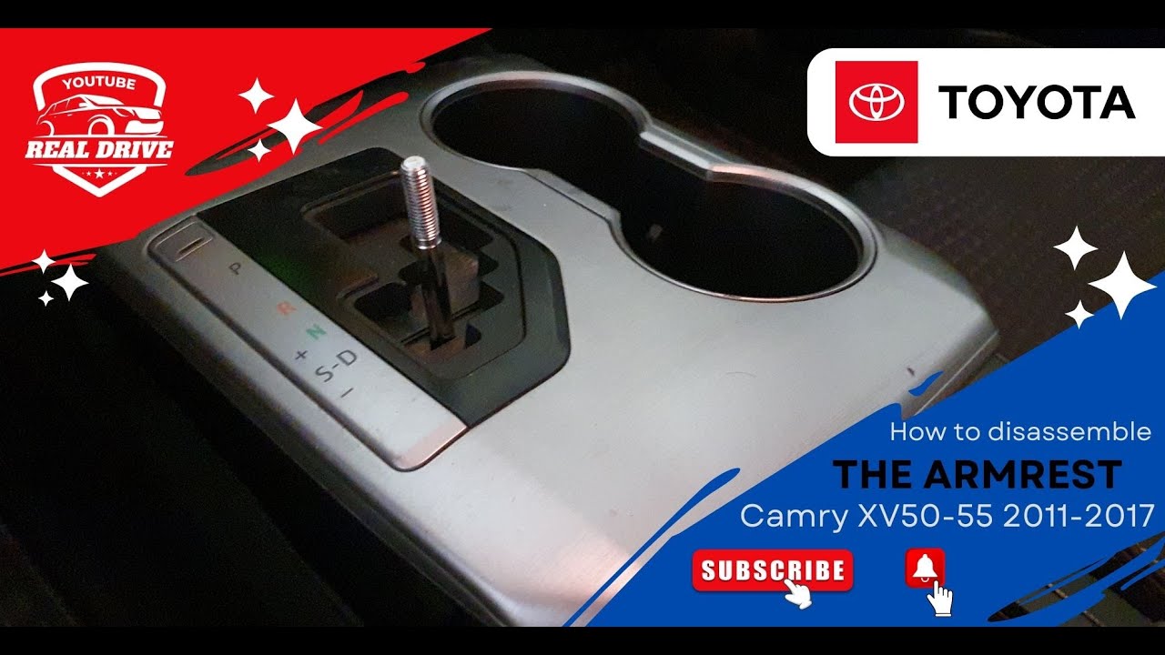 Как разобрать подлокотник на Toyota Camry XV50 американец
