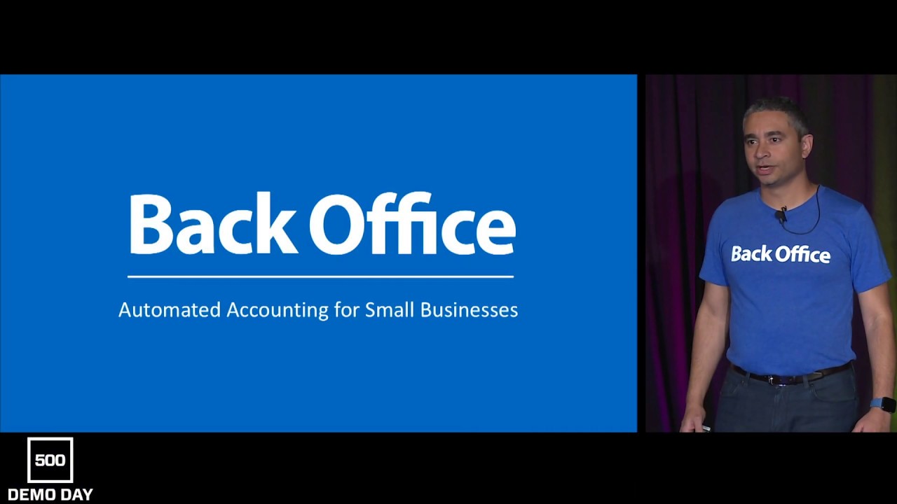 [500 STARTUPS DEMO DAY 2019] BATCH 24, Back Office
