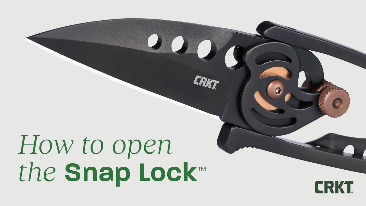 Как открыть CRKT Snap Lock™