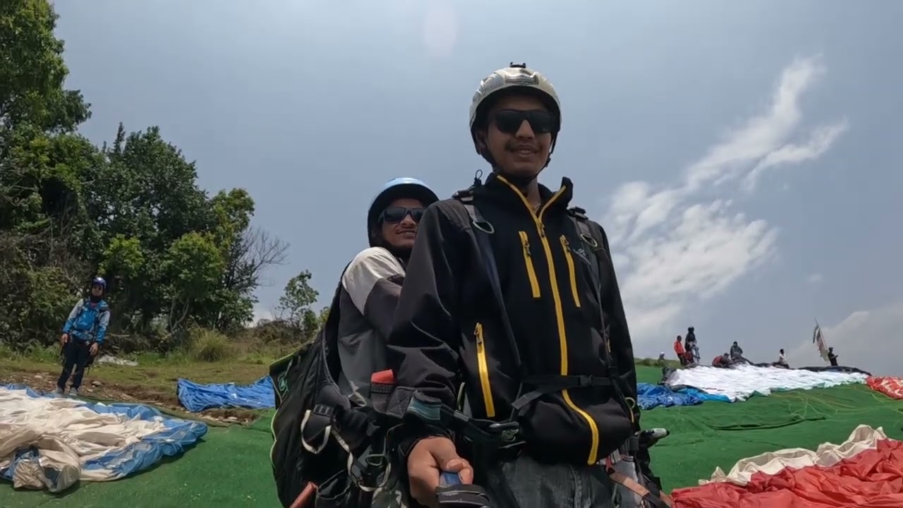 Parachute Flight fear & excitement✈️🔥full enjoy in pokhara. Superb😍😘