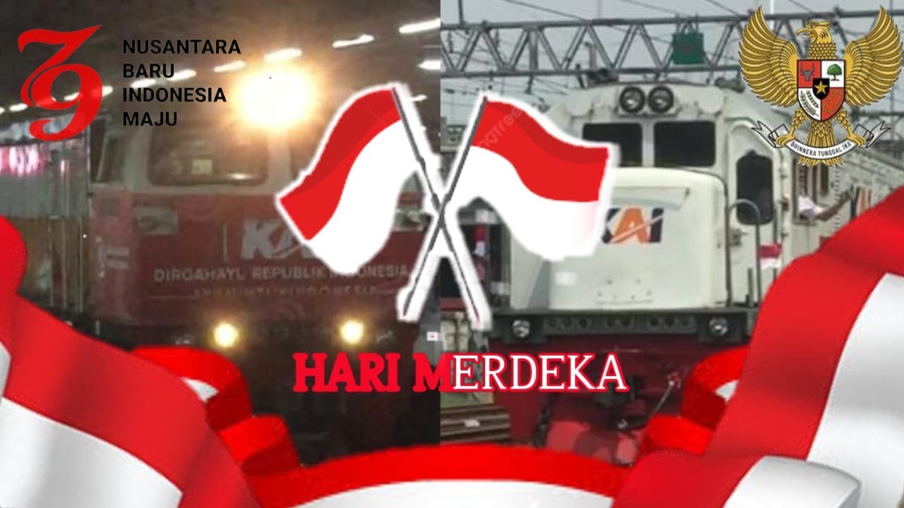 Kompilasi Kereta Api KJJ & KRL - HARI MERDEKA 17 AGUSTUS 1945🇮🇩