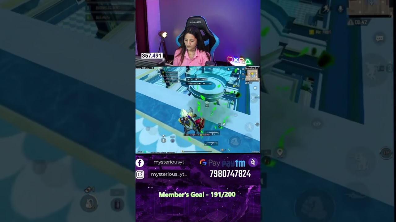 I made @MysteriousYT02  Frustrated on stream #bgmi #shortsvideo #pubgmobile #shorts