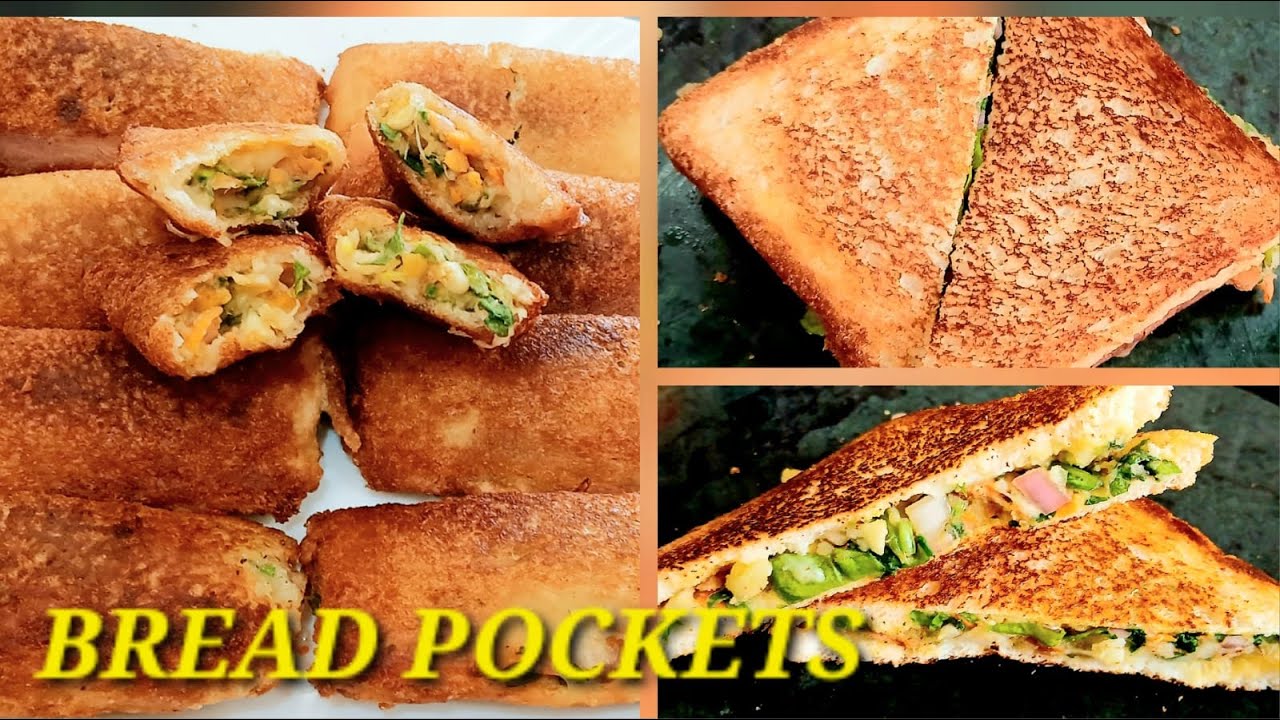 Vegetable Bread Pocket Recipe😱😋| Easy Evening Snacks Recipe In Tamil | Bread Recipes |Tiffin Recipe