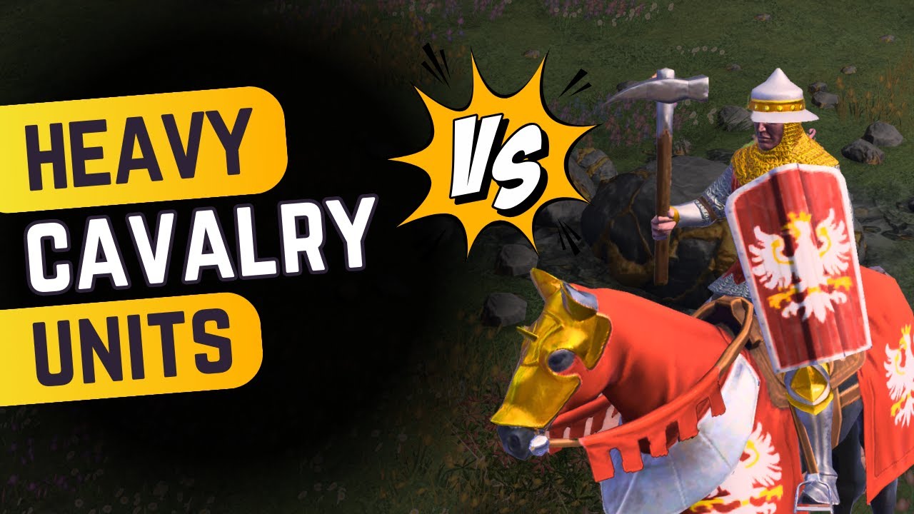 Aoe4 Szlachta Cavalry Vs HEAVY Melee Cavalry